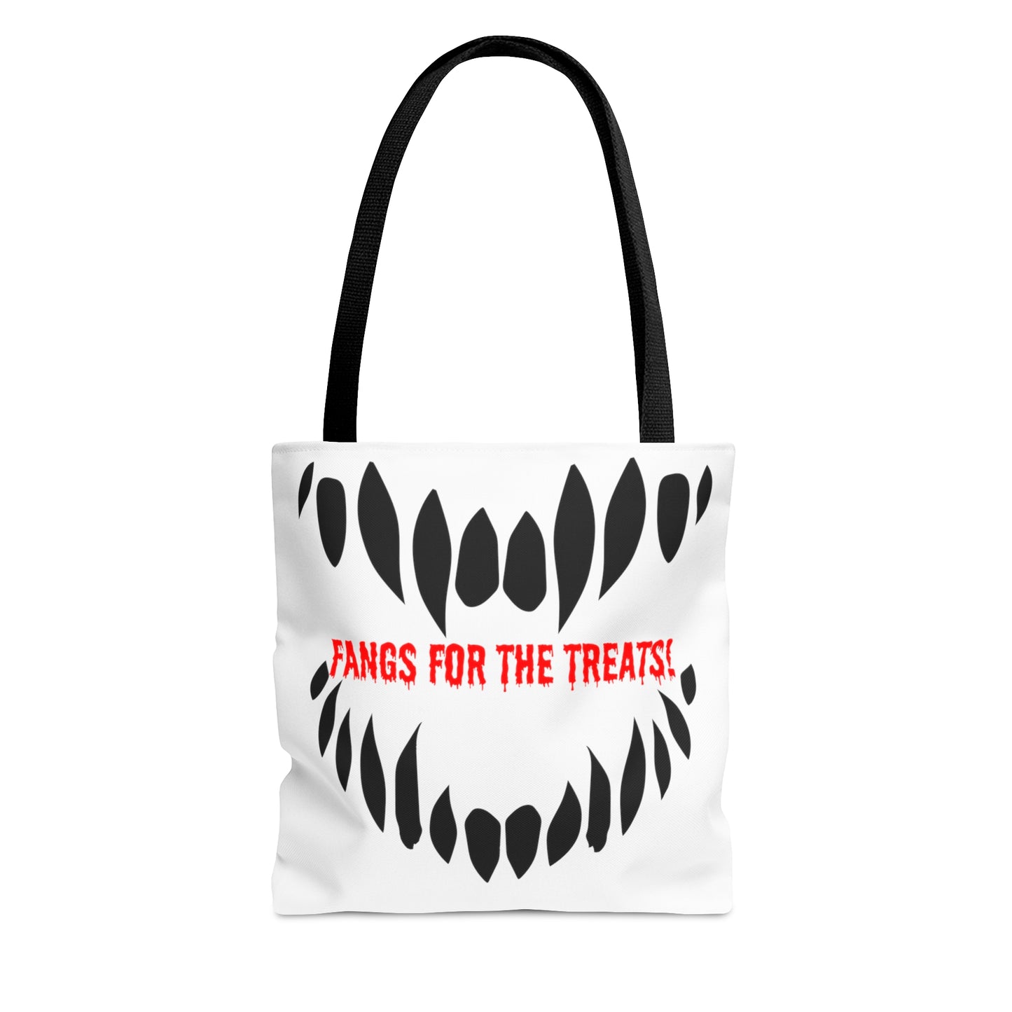 "Fangs for the Treats" Tote Bag