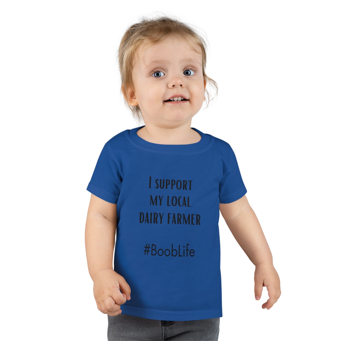 I Support My Local Dairy Farmer Toddler T-shirt