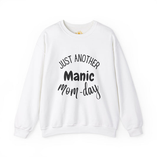 "Just Another Manic Mom-Day" Unisex Heavy Blend™ Crewneck Sweatshirt